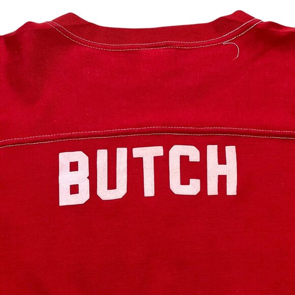 Men’s Vintage CF Committee “Sportswear” t shirt red cotton 1970s - Picture 6 of 7